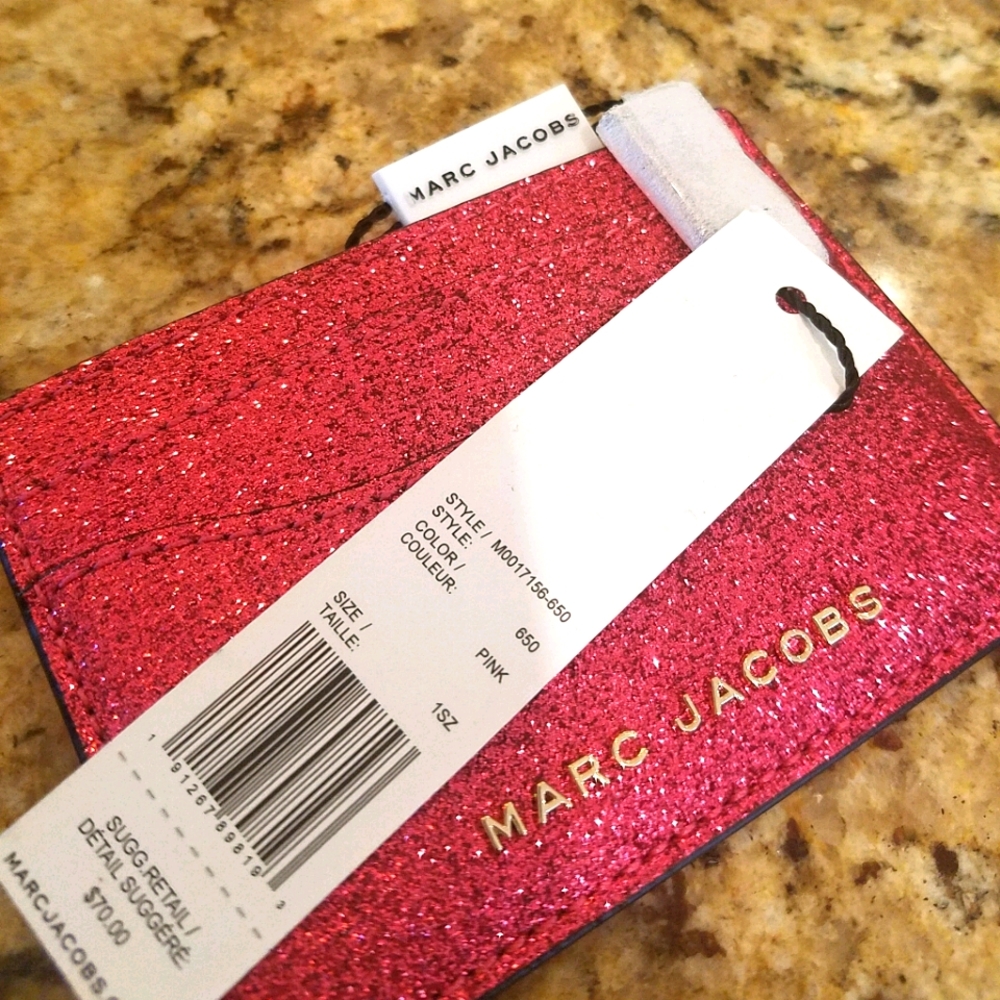 Marc Jacobs Glitter Card Case